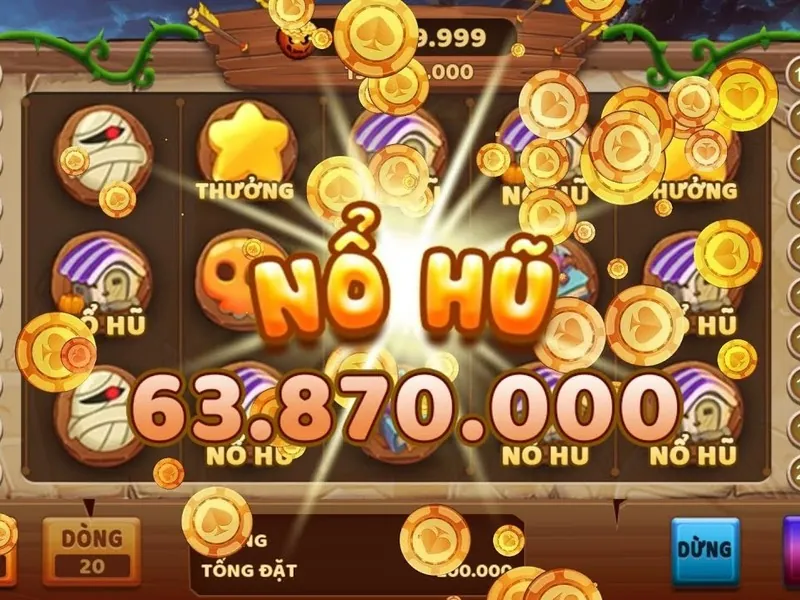 Biểu tượng Jackpot lớn trên màn hình slot game