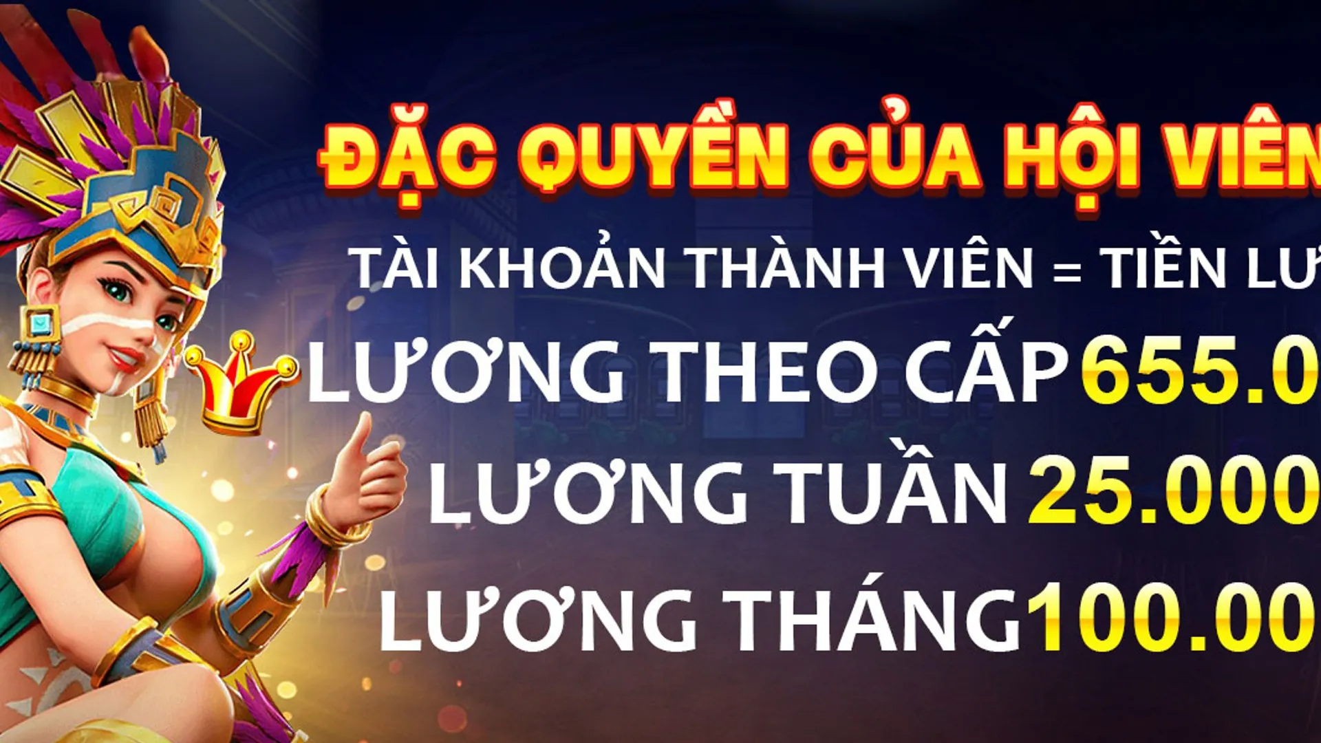 Banner chào mừng thành viên mới mcw casino